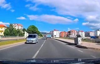 Ters yönde ilerleyen iki araca 18 bin lira ceza