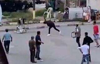 Trafikte korna kavgası meydan savaşına dönüştü......