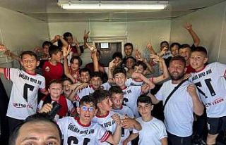 U13 gençler liginde BFA takımı sahadan galip ayrıldı
