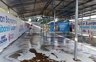 Ümraniye’de kurban temizliği ve dezenfeksiyon...