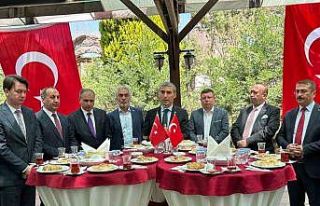 Uşak protokolü bayramlaşma töreninde buluştu