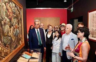 Usta ressam İbrahim Balaban’ın eserleri Bursalılarla...