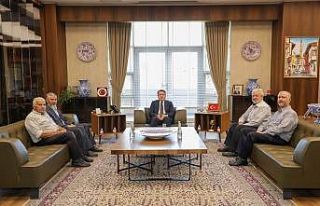 Vali Musa Işın, şehit ailelerini makamında ağırladı