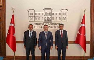 Vali Sözer’e hayırlı olsun ziyaretleri sürüyor