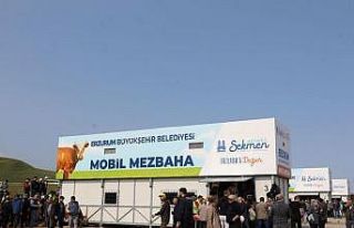 Vatandaş mobil mezbahanelere koştu