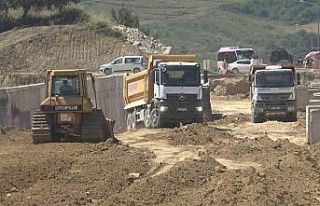 Yalova’da çöken hastane yolunun yapımında sona...