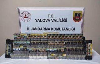 Yalova’da kaçak sigara operasyonunda 1 gözaltı