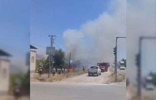 Yeşilyurt’ta korkutan bahçe yangını