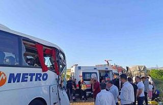 Yolcu otobüsü ve tırın da karıştığı zincirleme...