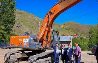 Yoncalı köyünde köy konağının yapımına başlandı