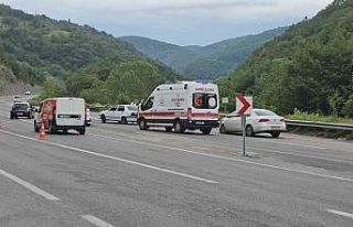 Zonguldak-Ankara yolundaki kazada 1 kişi yaralandı