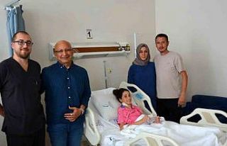 10 yaşındaki Merve’nin kalbindeki iki delik kapatıldı