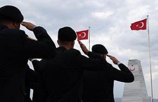 15 Temmuz kapsamında Garnizon Şehitliğinde anma...