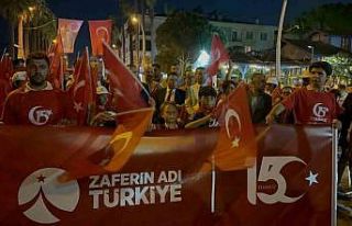 15 Temmuz Marmaris’te çeşitli etkinliklerle anıldı