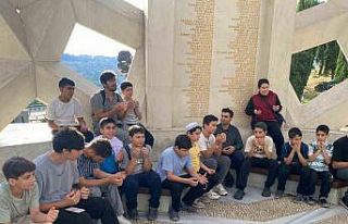 15 Temmuz Şehitler Anıtı’na sabahın erken saatlerinde...