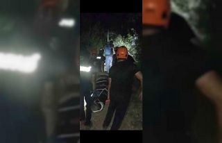 5 metre yükseklikten mağaraya düşen genç kurtarıldı