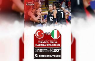 A Milli Kadın Voleybol Takımı’nın maçı dev...