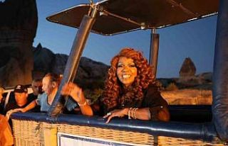 ABD’li ünlü sanatçı Kapadokya’yı kuş bakışı...