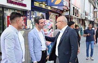 Ağrı Valisi Koç esnafı ziyaret etti, vatandaşların...