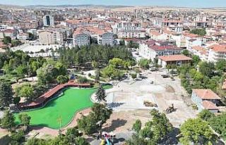 Ahmet Uslu Dutluk Parkı’nda yenileme çalışmaları...