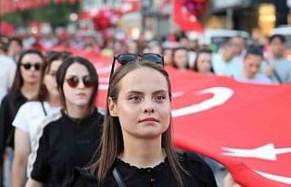 Aksaray’da 15 Temmuz hain darbe girişiminin yıldönümünde...