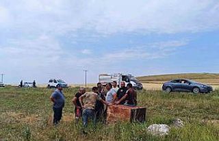 Akyaka’da köylüler içme suyu depoları imece...