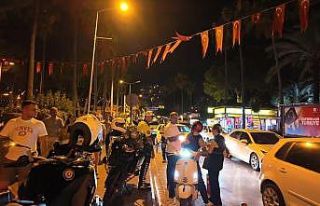 Alanya’da denetimlerde 2 bin 140 sürücü ve yolcuya...