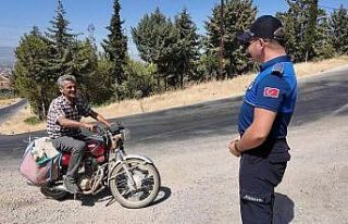 Alaşehir’de zabıtalardan orman yangını nöbeti