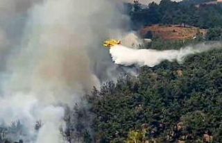 Alevlere peş peşe havadan müdahale