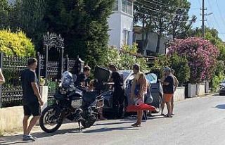 Alkollü kadın sürücünün kullandığı araç...