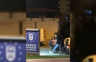 Alkollü kız ortalığı birbirine kattı