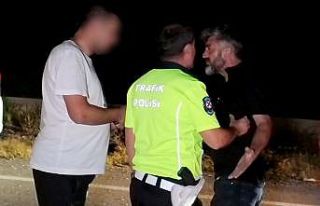 Alkollü sürücü ile vatandaşın "Sen neden...