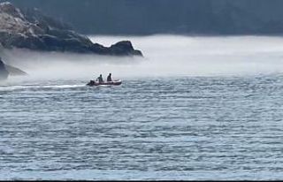 Amasra’da etkili olan sis kartpostallık görüntüler...