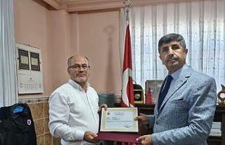 Anamur’da müftülük personeline başarı belgesi