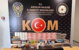 Antalya’da 1 haftada kaçakçılık operasyonlarında...