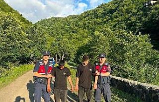 Artvin’de kaçak göçmenler ormanlık alanda yakalandı