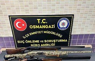 Asker uğurlamasında havaya defalarca ateş açan...