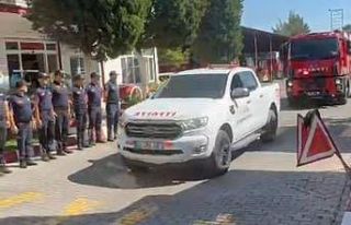 Aydın Büyükşehir Belediyesi İtfaiyesi Uşak yangınına...