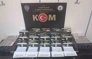 Aydın’da 13 bin 680 adet doldurulmuş makaron ele...