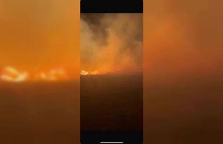 Ayvalık’ta çöp döküm sahasında yangın