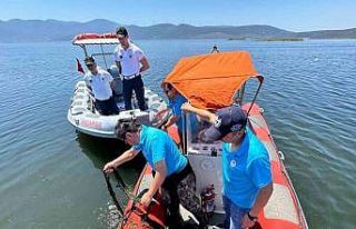 Bafa Gölü’nde su ürünleri denetimi yapıldı