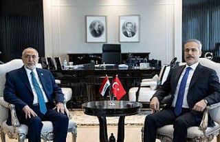 Bakan Fidan, Irak Temsilciler Meclisi Başkanı Meşhedani...