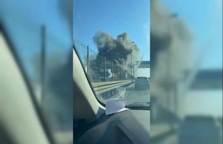 Bakırköy’de metrobüsün alevlere teslim olduğu...