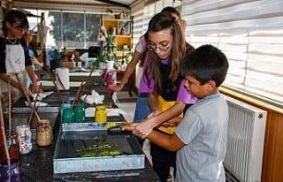 Balıkesir’de gençlerin yaz tatili dolu dolu geçiyor