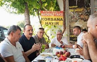 Başkan Kotan taksici esnafına konuk oldu