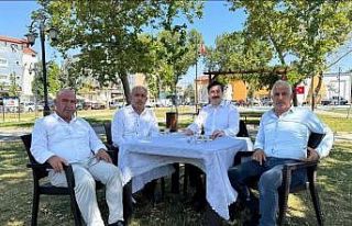 Başkan makamını parka taşıdı