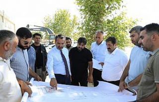 Başkan Şerifoğulları saha çalışmalarını yerinde...