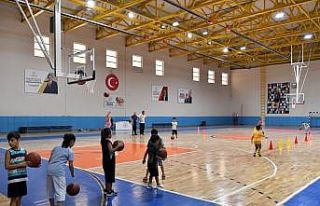 Basketbol kursuna yoğun ilgi