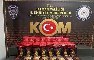 Batman’da 159 kilogram kaçak nargile tütünü...