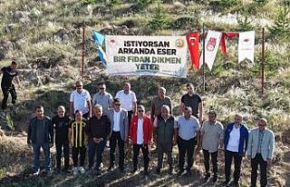 Bayburt’ta 250 fidan toprakla buluşturuldu